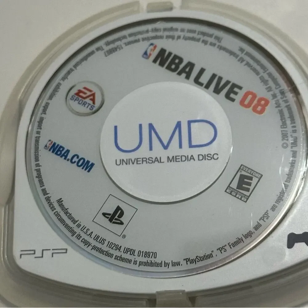 NBA Live 08 Sony Playstation Portable PSP Complete with Manual Video Game